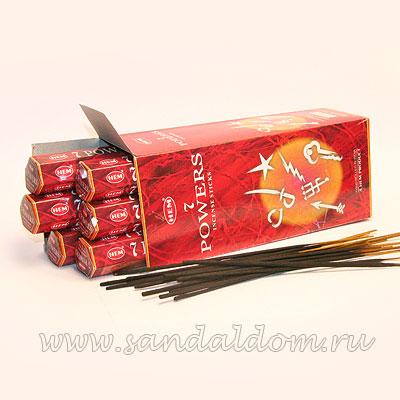 Купить 1867P - Благовония HEM Hexa 7 POWERS аромапалочки  - 7 сил. Интернет-магазин