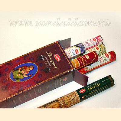 Купить 186BOU - Благовония HEM Hexa BOUQUET  подарочный набор 6 in 1. Интернет-магазин