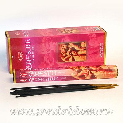 Купить 186DE - Благовония HEM Hexa DESIRE аромапалочки Желание. Интернет-магазин