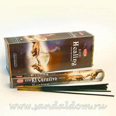 Купить 186DIE - Благовония HEM Hexa DIVINE HEALING аромапалочки Божественное исцеление. Интернет-магазин