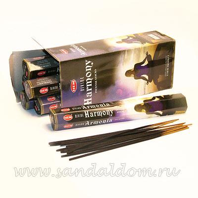Купить 186DIH - Благовония HEM Hexa DIVINE HARMONY аромапалочки Божественная гармония. Интернет-магазин