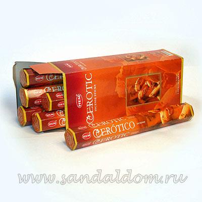 Купить 186Er - Благовония HEM Hexa EROTIC аромапалочки Эротика. Интернет-магазин