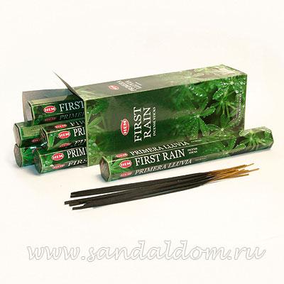 Купить 186FIR - Благовония HEM Hexa FIRST RAIN аромапалочки Первый дождь. Интернет-магазин
