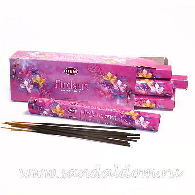 Купить 186FI - Благовония HEM Hexa FIRDAUS  аромапалочки Райский Сад. Интернет-магазин