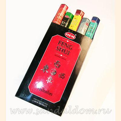 Купить 186FS - Благовония HEM Hexa FENG SHUI (5 шестигранников в наборе). Интернет-магазин