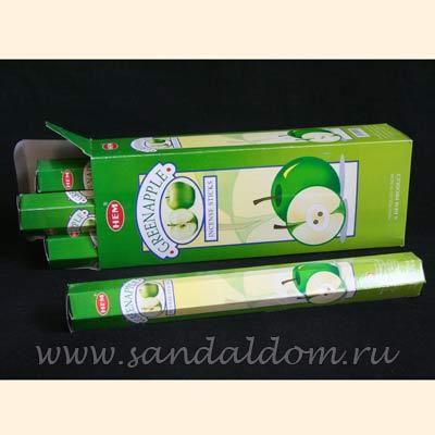 Купить 186GRA - Благовония HEM Hexa GREEN APPLE аромапалочки Зеленое яблоко. Интернет-магазин