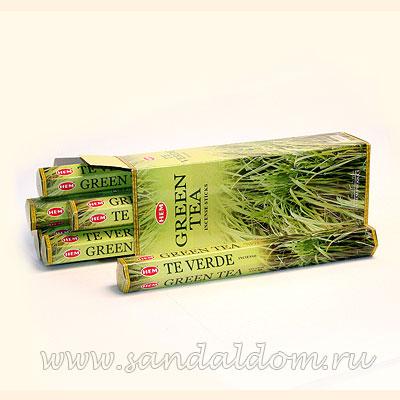 Купить 186GRT - Благовония HEM Hexa GREEN TEA  аромапалочки зеленый чай. Интернет-магазин