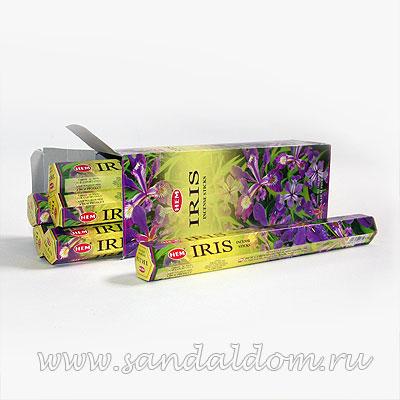 Купить 186IR - Благовония HEM Hexa IRIS ирис. Интернет-магазин