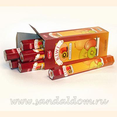 Купить 186Ki - Благовония HEM Hexa KIWI   аромапалочки Киви. Интернет-магазин