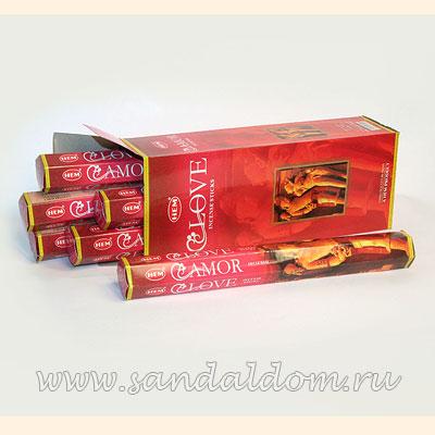 Купить 186LOV - Благовония HEM Hexa LOVE  аромапалочки Любовь. Интернет-магазин