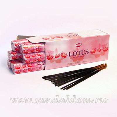 Купить 186LO - Благовония HEM Hexa LOTUS  аромапалочки Лотос. Интернет-магазин