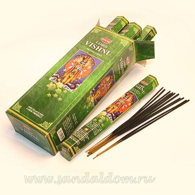 Купить 186LV - Благовония HEM Hexa LORD VISHNU аромапалочки Господь Вишну. Интернет-магазин