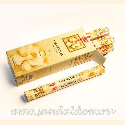 Купить 186Ma - Благовония HEM Hexa MAGNOLIA  аромапалочки Магнолия. Интернет-магазин