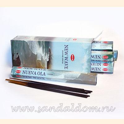 Купить 186NEW - Благовония HEM Hexa NEW WAVE аромапалочки Новая волна. Интернет-магазин