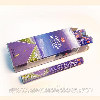 Купить 186OPR - Благовония HEM Hexa OPEN ROADS аромапалочки Открытые дороги (буквально). Интернет-магазин