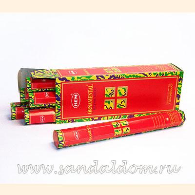 Купить 186Or - Благовония HEM Hexa ORNAMENTAL аромапалочки Декоративный. Интернет-магазин