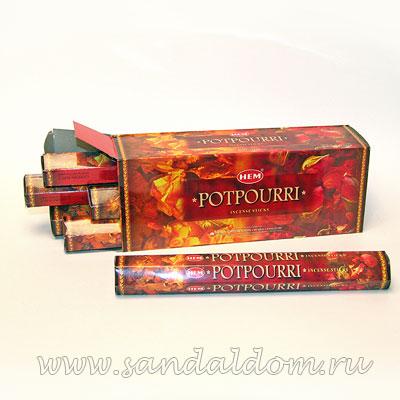 Купить 186PH-1 - Благовония HEM Hexa POTPOURRI аромапалочки Смесь разных сортов роз. Интернет-магазин