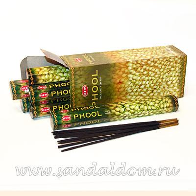 Купить 186PH - Благовония HEM Hexa PHOOL цветок жасмина. Интернет-магазин