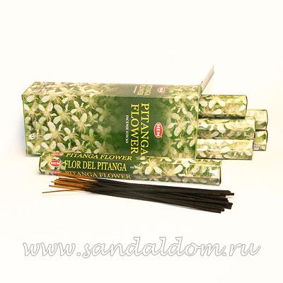 Купить 186PIF - Благовония HEM Hexa PITANGA FLOWER аромапалочки Цветок суринамской вишни (синоним:  евгения одноцветковая). Интернет-магазин