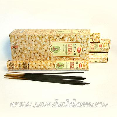 Купить 186PMo - Благовония HEM Hexa Prec.MOGRA аромапалочки Любимая могра (арабский жасмин). Интернет-магазин