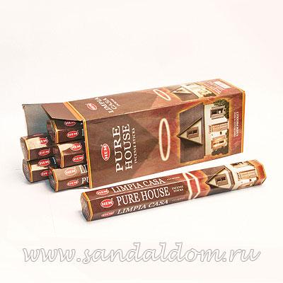 Купить 186PUH - Благовония HEM Hexa PURE HOUSE аромапалочки Чистый дом. Интернет-магазин