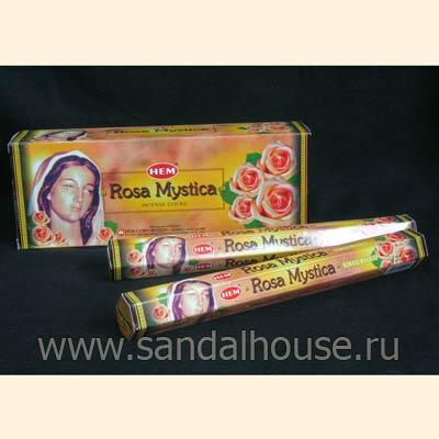 Купить 186RMy - Благовония HEM Hexa ROSE MYSTICA аромапалочки Мистическая роза. Интернет-магазин