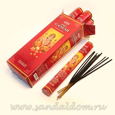 Купить 186SG - Благовония HEM Hexa SHREE GANESH аромапалочки Ганеша. Интернет-магазин