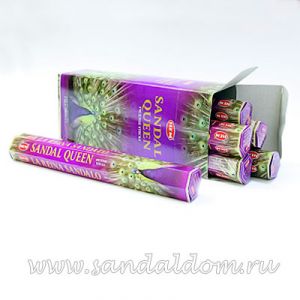 Купить 186SQ - Благовония HEM Hexa SANDAL QUEEN. Интернет-магазин