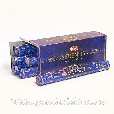 Купить 186Se - Благовония HEM Hexa SERENITY аромапалочки Безмятежность. Интернет-магазин