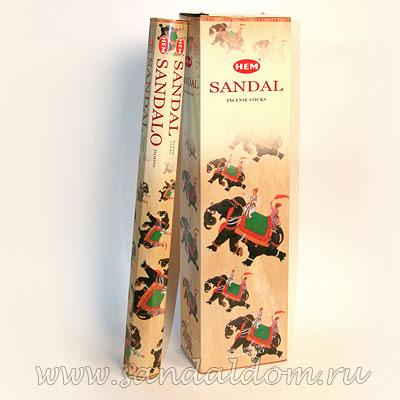 Купить 187SA - Благовония HEM LONG HEXA SANDALO аромапалочки Сандал. Интернет-магазин