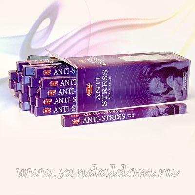 Купить 189AnS - Благовония HEM sq Anti Stress аромапалочки Анти стресс. Интернет-магазин