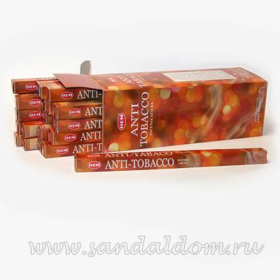 Купить 189AnT - Благовония HEM sq Anti Tobacco аромапалочки Анти табак. Интернет-магазин