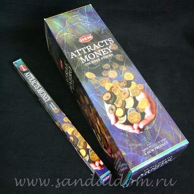 Купить 189Atm - Благовония HEM sq Attracts Money аромапалочки Привлекающие деньги. Интернет-магазин