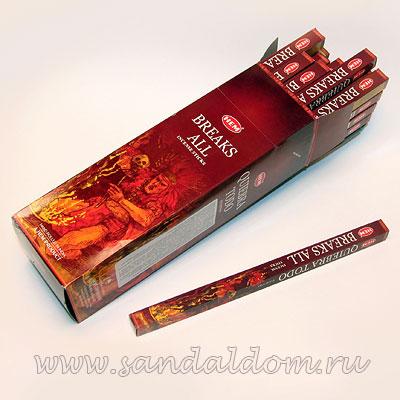 Купить 189BA - Благовония HEM sq Breaks All аромапалочки разрушающие препятствия. Интернет-магазин