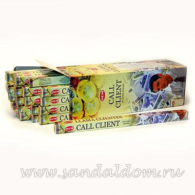 Купить 189CC - Благовония HEM sq Call Clients аромапалочки Звонящий клиент. Интернет-магазин