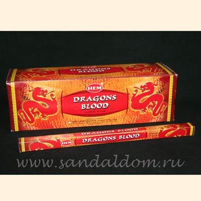 Купить 189DB - Благовония HEM sq Dragons Blood аромапалочки Кровь дракона. Интернет-магазин