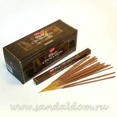 Купить 189FCM - Благовония HEM sq Flora Cinnamon Masala аромапалочки Корица  (натуральная серия). Интернет-магазин