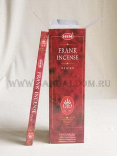 Купить 189Fr - Благовония HEM sq Frankincense  аромапалочки Ладан (буквально: чистая эссенция). Интернет-магазин