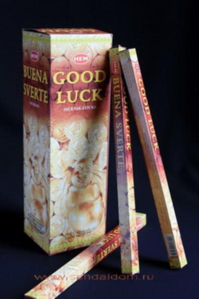Купить 189GL - Благовония HEM sq Good Luck  аромапалочки Пожеланье удачи. Интернет-магазин