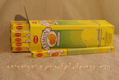 Купить 189Lem - Благовония HEM sq Lemon аромапалочки Лимон. Интернет-магазин