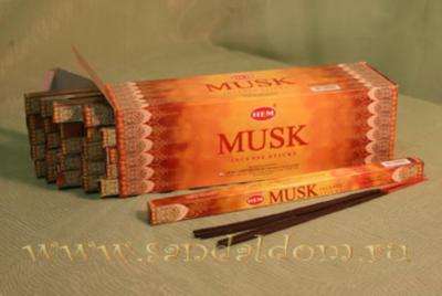 Купить 189Mu - Благовония HEM sq Musk  аромапалочки Муск. Интернет-магазин