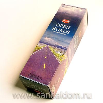 Купить 189Or - Благовония HEM sq Open Roads аромапалочки Открытые дороги (буквально). Интернет-магазин