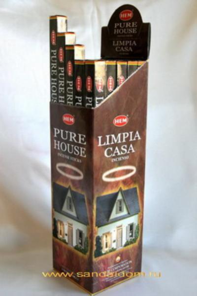 Купить 189PuH - Благовония HEM sq Pure House аромапалочки Чистый дом. Интернет-магазин