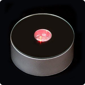 Подставка с подсветкой под стеклянный лотос, d - 75 мм.