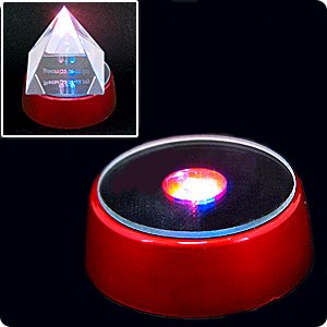 Подставка с подсветкой для изделий из стекла, d-60 мм.