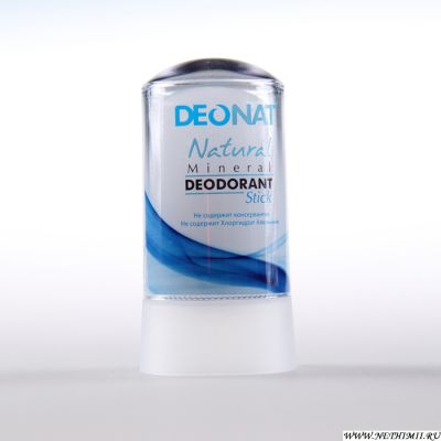 Минеральный Дезодорант "Кристалл-ДеоНат" чистый стик 60гр цельный