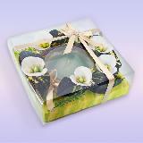 Подсвечник подарочный ВЕНОК в ассортименте (21см X 21см Китай)