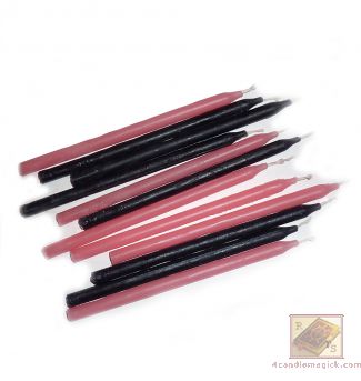 Обрядовая восковая свеча, Черная, Купить в интернет-магазине СПб