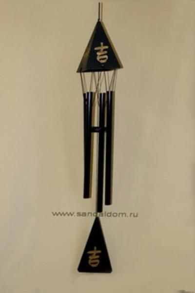 Музыка ветра П/В Пирамида черн. 4 труб. 30"