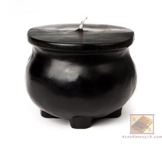Черная свеча "Ведьмин Котелок" , Купить в интернет-магазине СПб